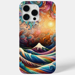 Coque iPhone 15 Pro Max Grande vague, vague au large de Kanagawa v3