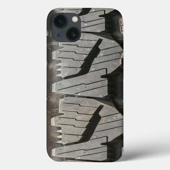 Coques Case-Mate iPhone Grande voiture Voiture vieux pneus Black Road voya (Verso)