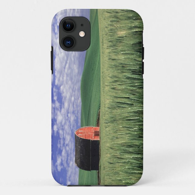 Coques Case-Mate iPhone Grange rouge dans un champ de blé et d'orge à Whit (Dos)