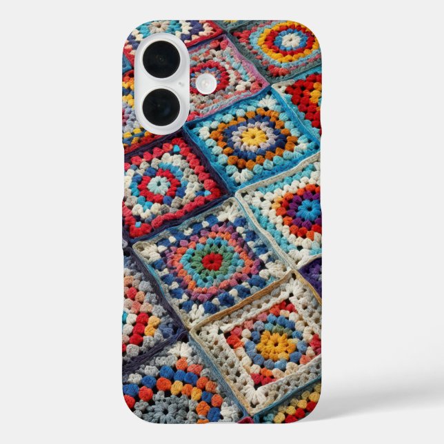 Coques Case-Mate iPhone Granny Carré Crocheted Quilt (Verso)