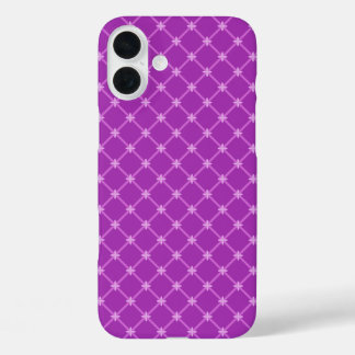 iPhone 16 Plus Case Grape tendance, Motif de croix de cendres violette