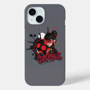 Coque Pour iPhone 15 Graphique de caractères de Shadybug à revers Mirac