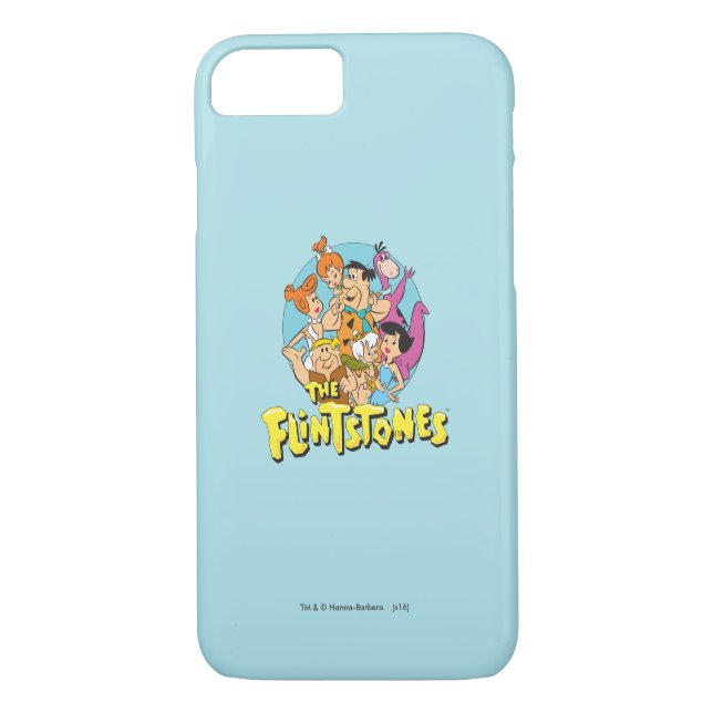 Coques Case-Mate iPhone Graphique de la famille Pierrafeu et Roubles (Dos)