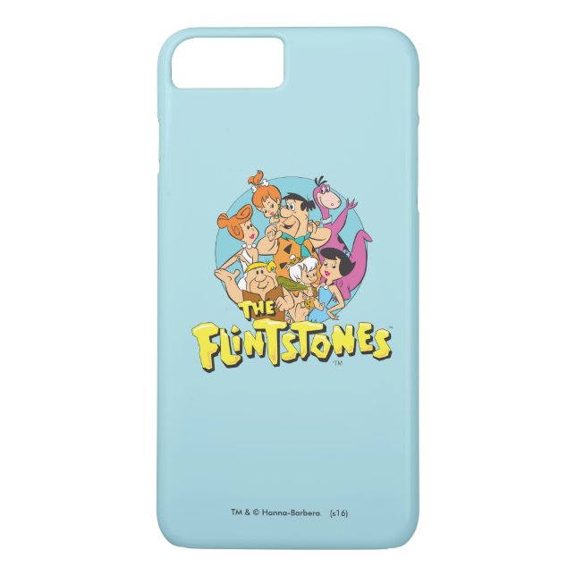 Coques Case-Mate iPhone Graphique de la famille Pierrafeu et Roubles (Dos)