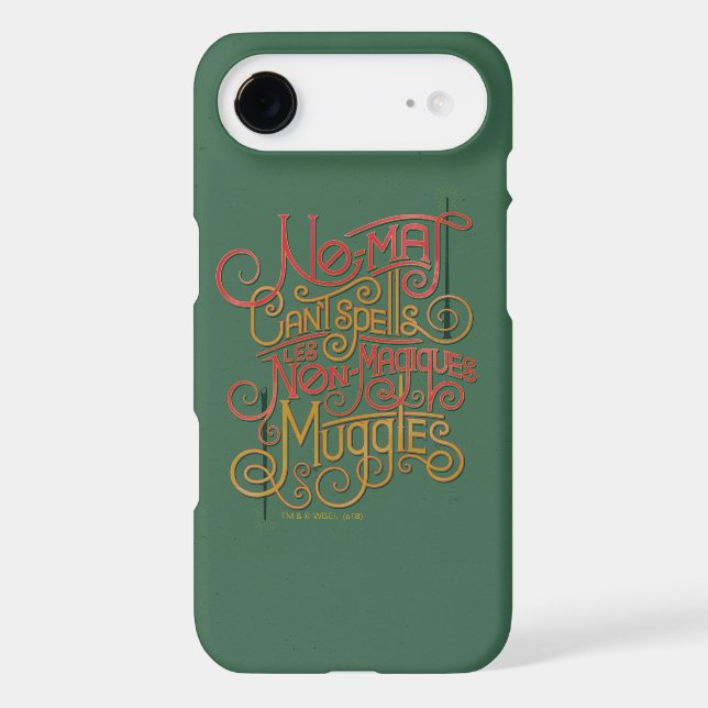 Coques Case-Mate iPhone Graphique de traductions localisées MUGGLE™ (Verso)
