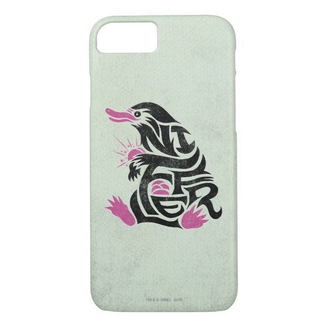 Coques Case-Mate iPhone Graphique de typographie NIFFLER™ (Dos)