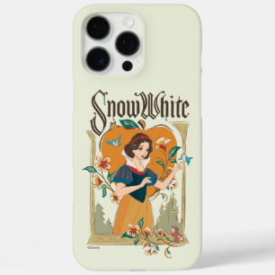 Coques iPhone 16 Pro Max Graphique décoratif Vintage blanc neige