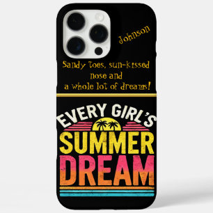 Coques iPhone 16 Pro Max Graphique des rêves tropicaux