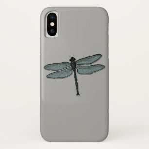 Case-Mate iPhone Case Graphique Dragonfly Grey Art