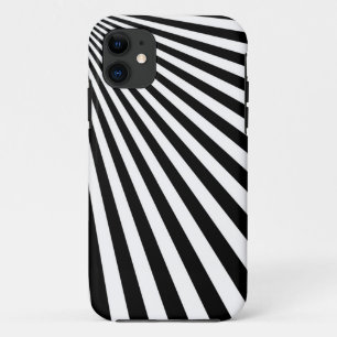 Coque Case-Mate Pour iPhone Graphique sans couture de rayures géniales noires