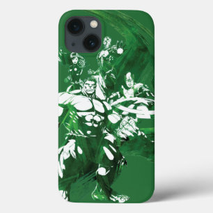 iPhone 13 Coque Graphisme aquarelle Avengers