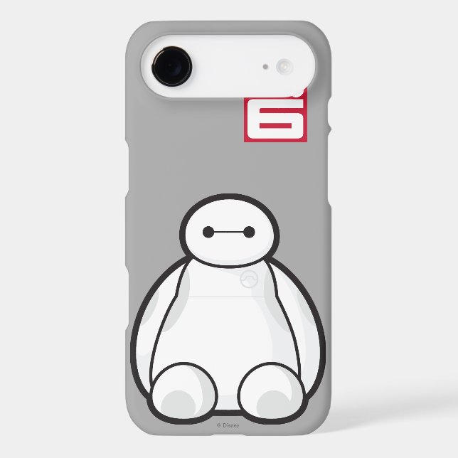 Coques Case-Mate iPhone Graphisme classique Baymax Sitting (Verso)