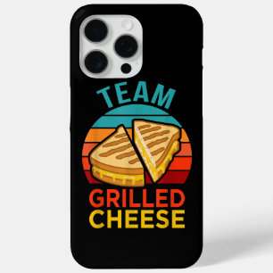 Coque iPhone 15 Pro Max Graphisme de l'amoureux du sandwich au fromage gri