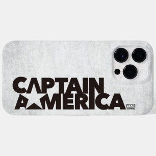 Coque Pour Pour iPhone 14 Pro Max Graphisme de nom d'étoile stylisé Captain America