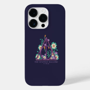 Coque Pour iPhone 14 Pro Graphisme des hirondelles mortes florales