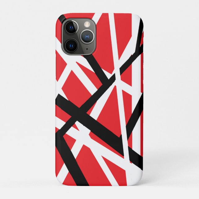 Coques Case-Mate iPhone graphisme rouge, noir et blanc (Dos)