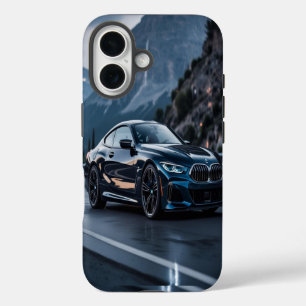 Coque Pour iPhone 16 Gras BMW Dream Car Design - Sleek Luxe pour Auto