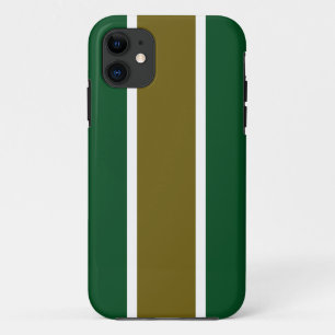 Case-Mate iPhone Case Gras Camp Green Golden Brown Racing Stripes