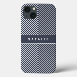 Case-Mate iPhone Case Gras moderne, bande géométrique graphique personna