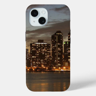 Coque Pour iPhone 15 Gratte-ciel de Manhattan la nuit