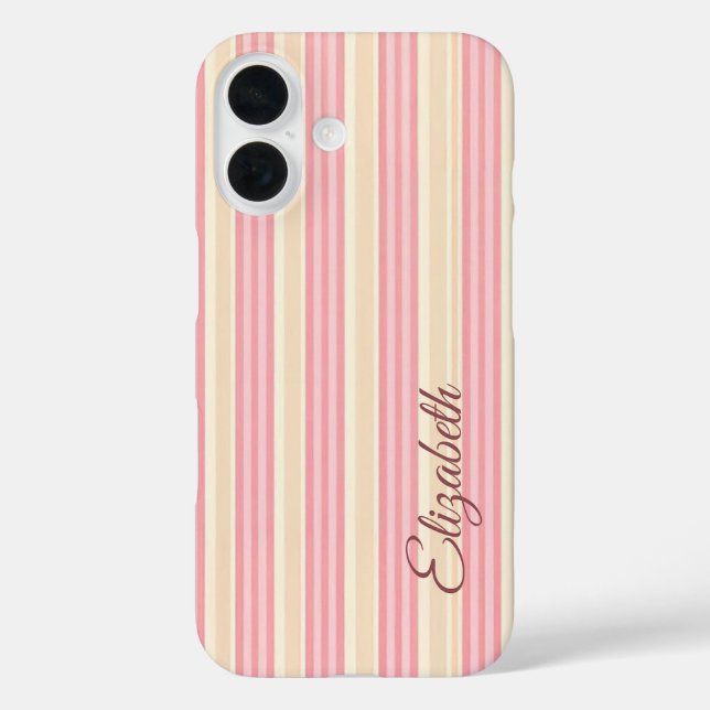 Coques Case-Mate iPhone Gratté rose et jaune (Verso)
