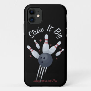 Case-Mate iPhone Case Grattez-le - Le ballon de bowling s'écrase dans d