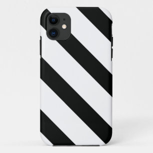 Coque iPhone 11 Gravé (noir et blanc)   Diagonal) Toute taille per