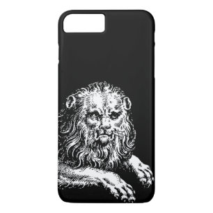 Coque iPhone 8 Plus/7 Plus Gravure antique de lion