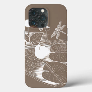 Etui iPhone Case-Mate Gravure de nénuphars