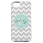 Gray and Mint Chevron Custom