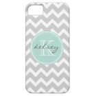 Gray and Mint Chevron Custom