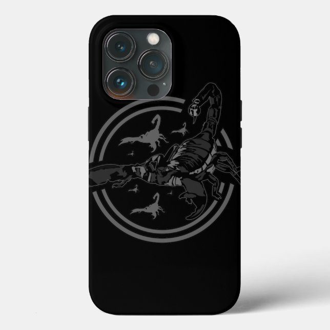 Coques Case-Mate iPhone GRAY Scorpion (Verso)