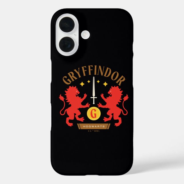 Coques Case-Mate iPhone GRAYFFINDOR™ Maison double Lion épée graphique (Verso)