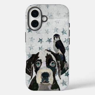 Coque Pour iPhone 16 GREAT DANE & FALCON iPhone case