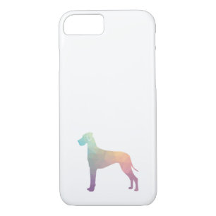 Case-Mate iPhone Case Great Dane Natural Geo Silhouette Pastel Coque-Mat