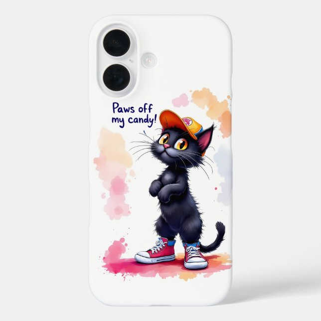 Coques Case-Mate iPhone Greedy Cat, Halloween, auteur Natasha Us (Verso)