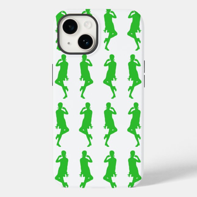 Coques Case-Mate iPhone Green Bold Mod GoGo Girls (Verso)