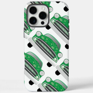 iPhone 16 Pro Max Case Green Mean Retro Voiture Boy's Birthday