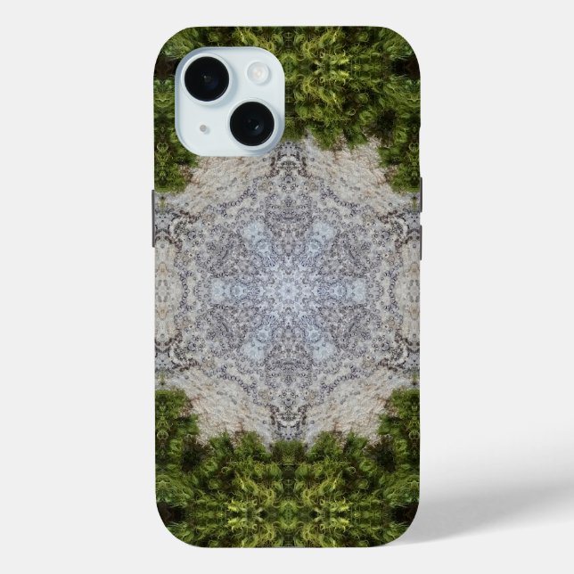 Coques Case-Mate iPhone Green Moss & Earth Nature Art (Verso)