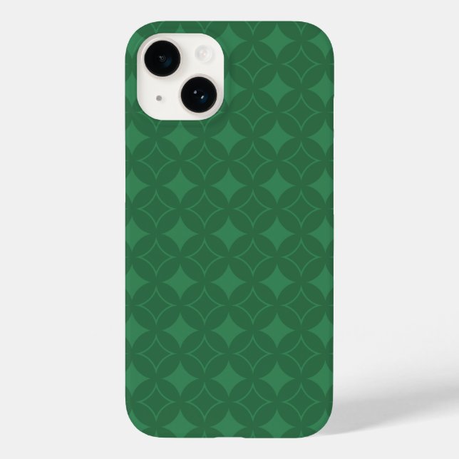Coques Case-Mate iPhone Green Shippo motif (Verso)