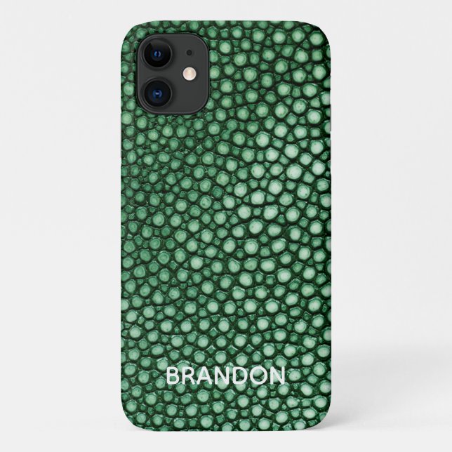 Coques Case-Mate iPhone Green Stingray (Dos)