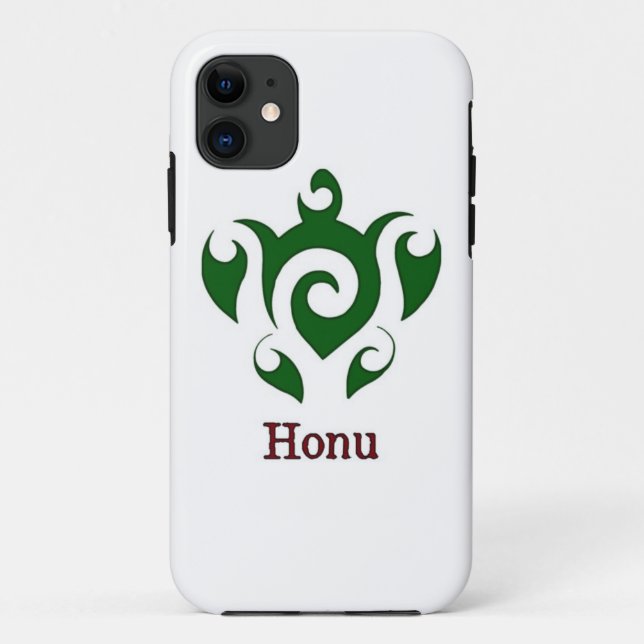 Coques Case-Mate iPhone Green Tribal Hawaiian Sea Turtle Coque-Mate iPhone (Dos)
