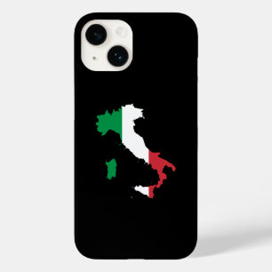 Coque Pour iPhone 14 Green White and Red Italy