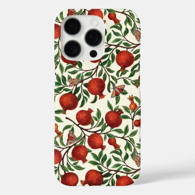 Coques Case-Mate iPhone Grenades et papillons Bella sur blanc (Verso)