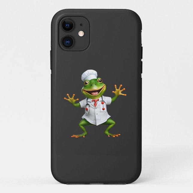 Coques Case-Mate iPhone Grenouille 5 infirmière, grenouille, médecin, crap (Dos)