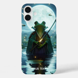 Coques iPhone 16 Plus Grenouille mignonne Imaginaire Samurai Katana