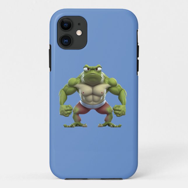 Coques Case-Mate iPhone Grenouille musculaire, Forte grenouille musculaire (Dos)