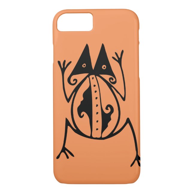 Coques Case-Mate iPhone Grenouille tribale art animal tribal (Dos)