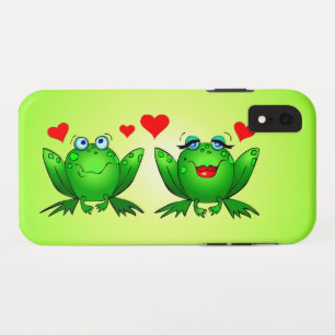Case-Mate iPhone Case Grenouilles en amour mignonne Hoppy Cartoon Animau