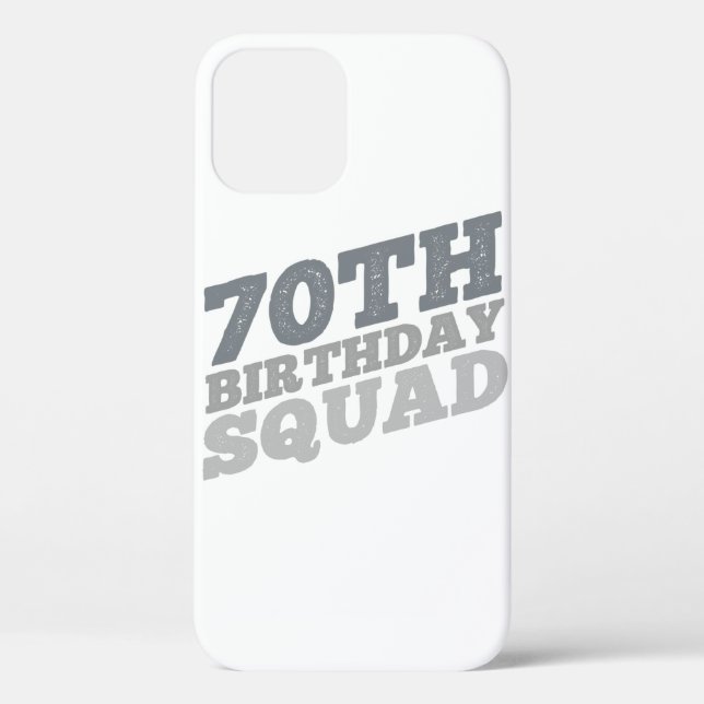 Coques Case-Mate iPhone Grey Distressed 70e anniversaire (Verso)